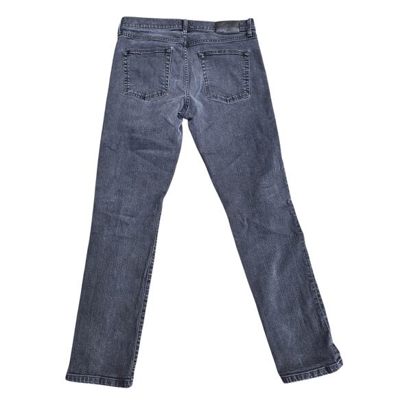 Buck Mason USA Standard Fit Jeans Sz 36x 32.5 Black Denim Button Fly - Picture 5 of 12